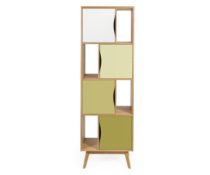 Estante de libros estrecho Avon Olive